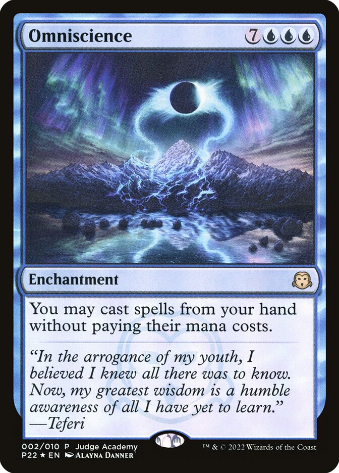 Omniscience — Judge Gift Cards 2022 2/10