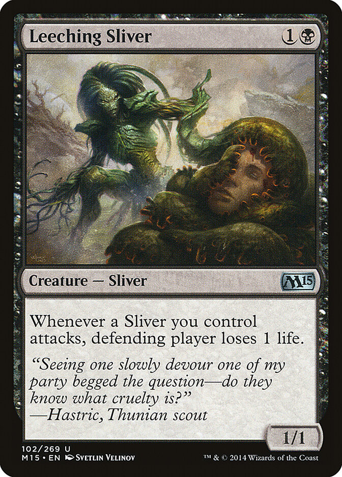 Leeching Sliver — Magic 2015 102/284