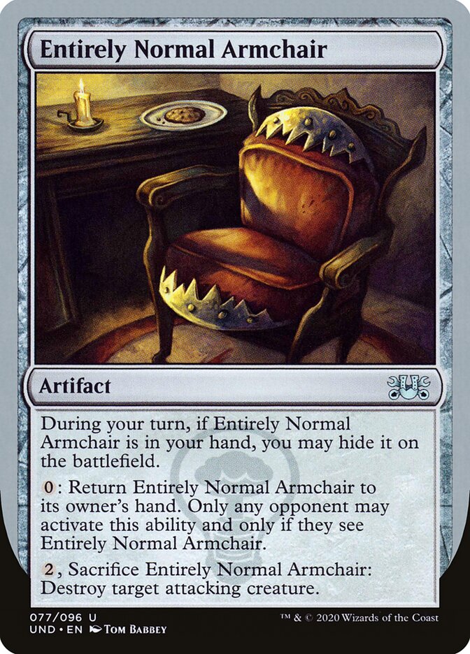 Entirely Normal Armchair — Unsanctioned 77/96