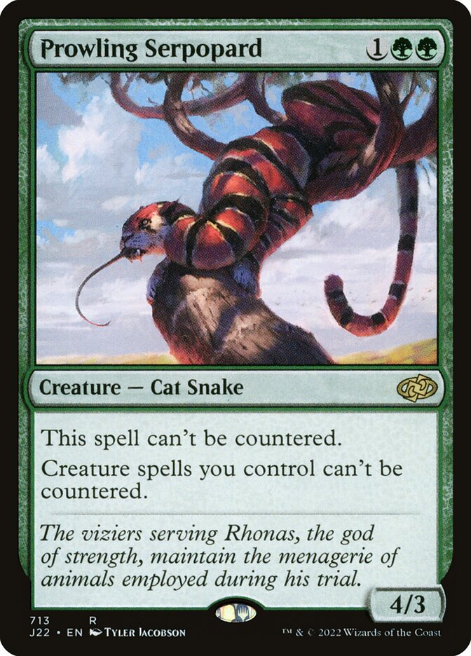 Prowling Serpopard — Jumpstart 2022 713/835