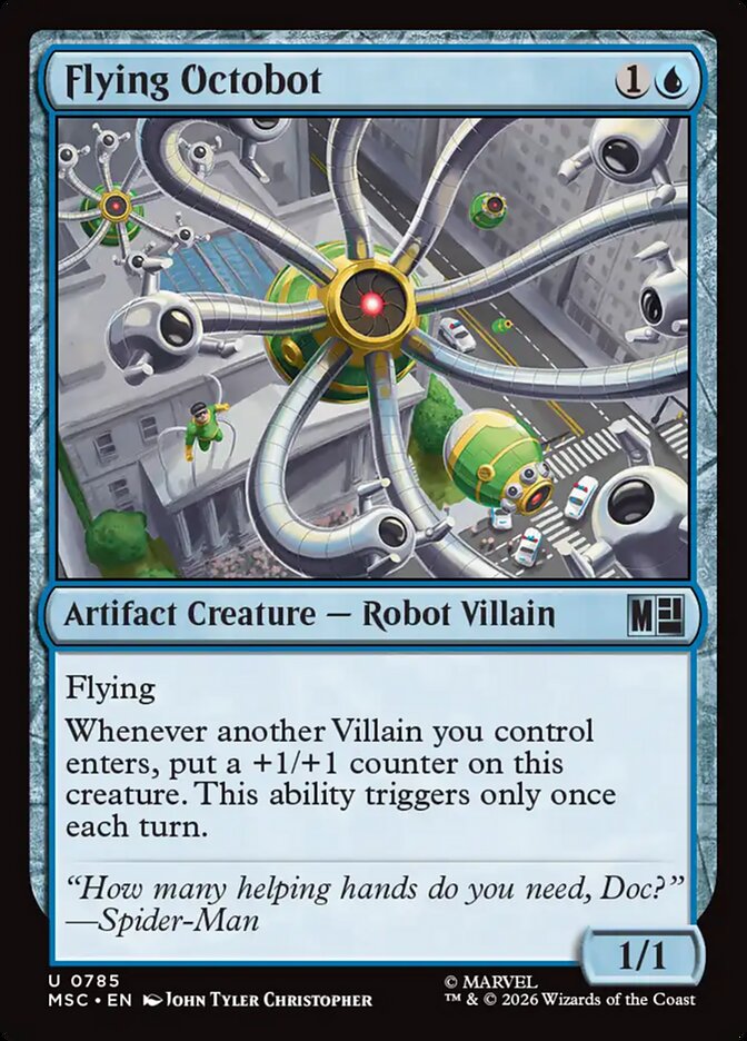 Flying Octobot — Marvel Super Heroes Commander 785/866