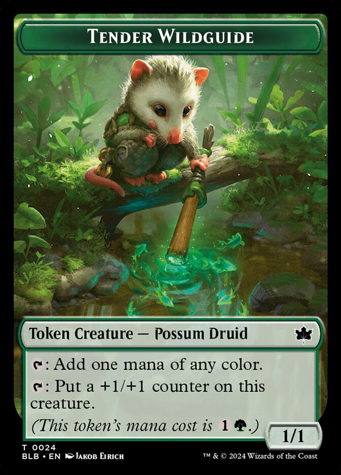 Tender Wildguide — Bloomburrow Tokens 24/30