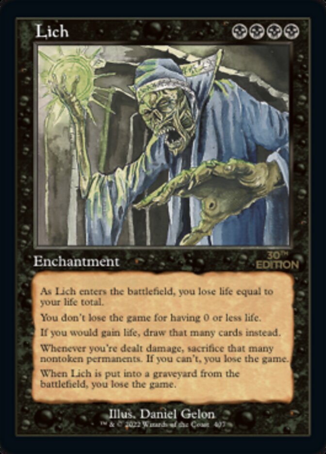 Lich — 30th Anniversary Edition 407/594