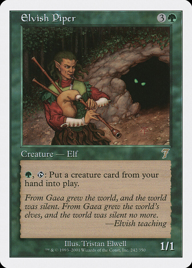 Elvish Piper — Seventh Edition 242/708