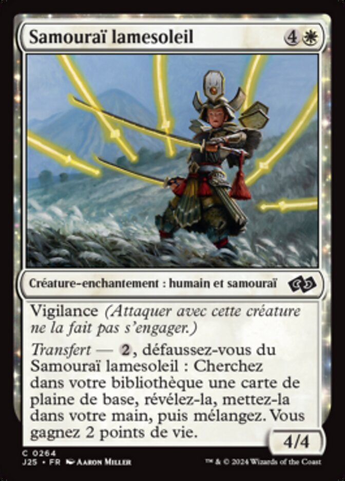 Samouraï lamesoleil — Foundations Jumpstart 264/779