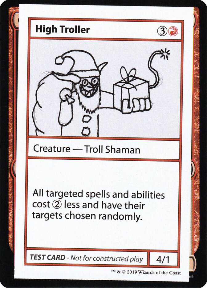 High Troller — Mystery Booster Playtest Cards 2021 54/121