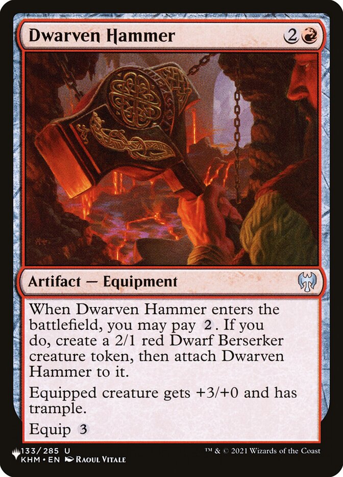 Dwarven Hammer — The List KHM-133/5581