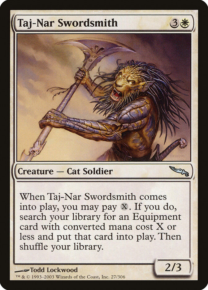 Taj-Nar Swordsmith — Mirrodin 27/306