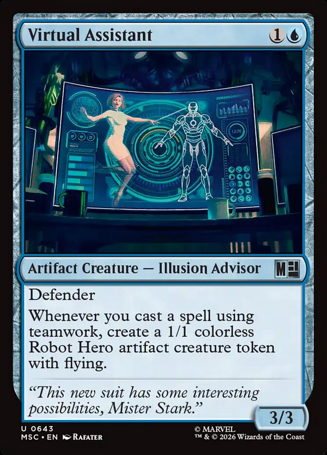 Virtual Assistant — Marvel Super Heroes Commander 643/866