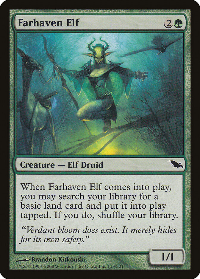 Farhaven Elf — Shadowmoor 113/302