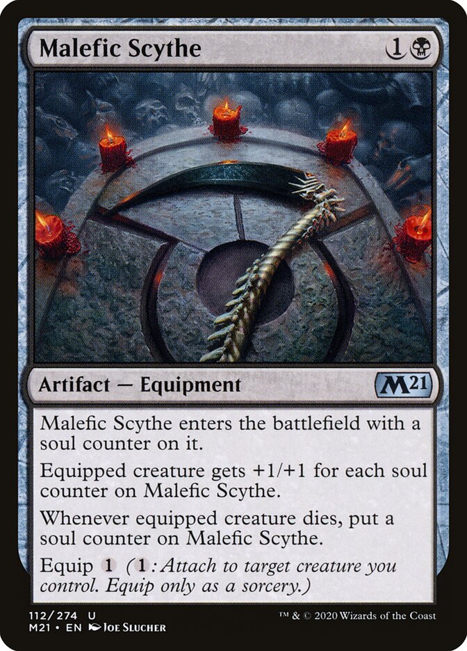 Malefic Scythe — Core Set 2021 112/397