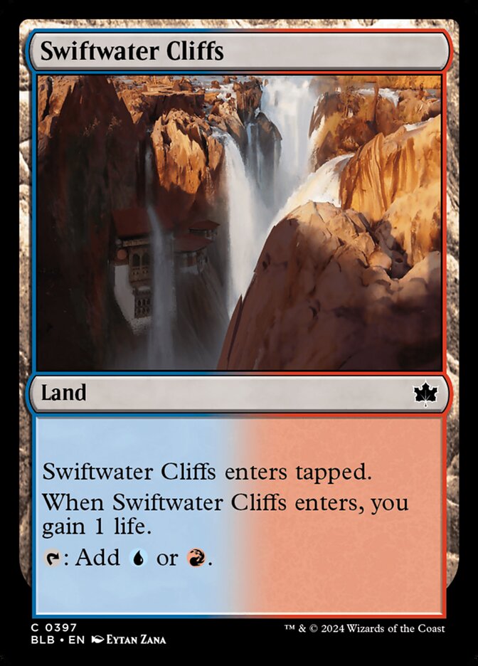 Swiftwater Cliffs — Bloomburrow 397/398