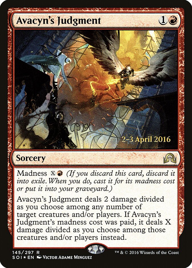 Avacyn's Judgment — Shadows over Innistrad Promos 145s/89