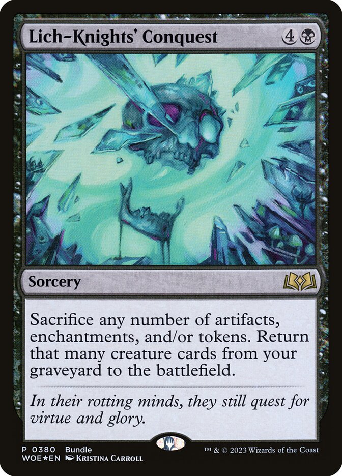 Lich-Knights' Conquest — Wilds of Eldraine 380/381