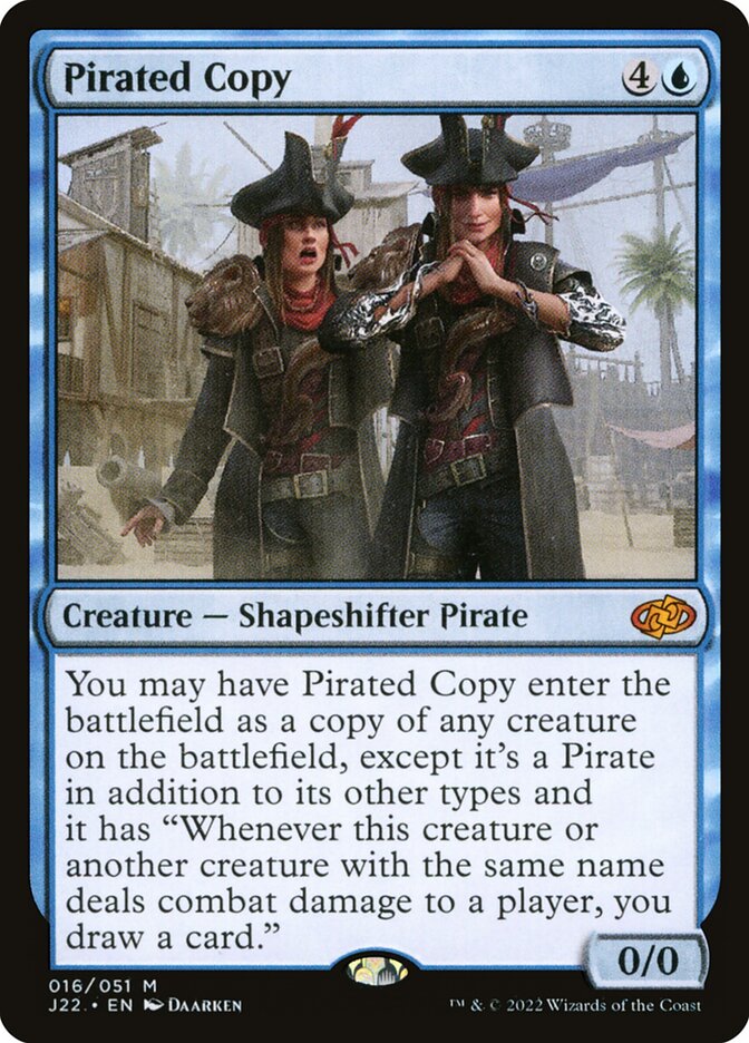 Copie pirate — Jumpstart 2022 16/835