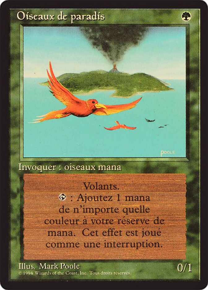 Oiseaux de paradis — Foreign Black Border 187/307