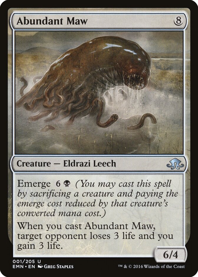 Abundant Maw — Eldritch Moon 1/208