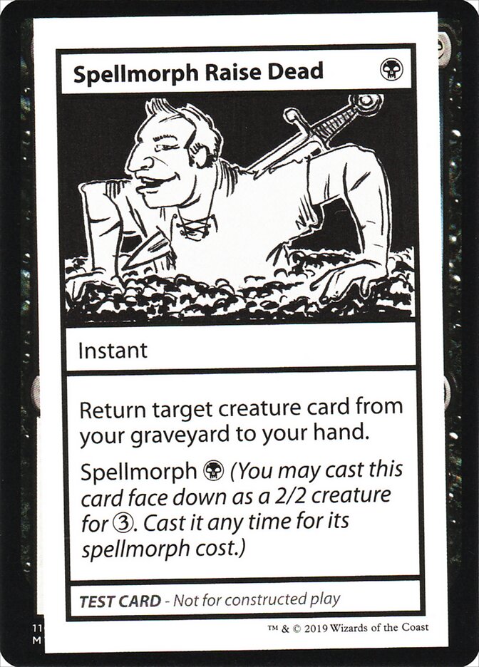 Spellmorph Raise Dead — Mystery Booster Playtest Cards 2021 46/121