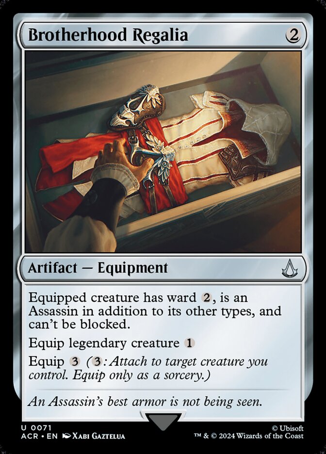 Brotherhood Regalia — Assassin's Creed 71/309