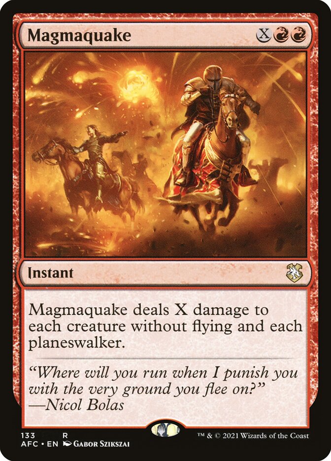 Magmaquake — Forgotten Realms Commander 133/331