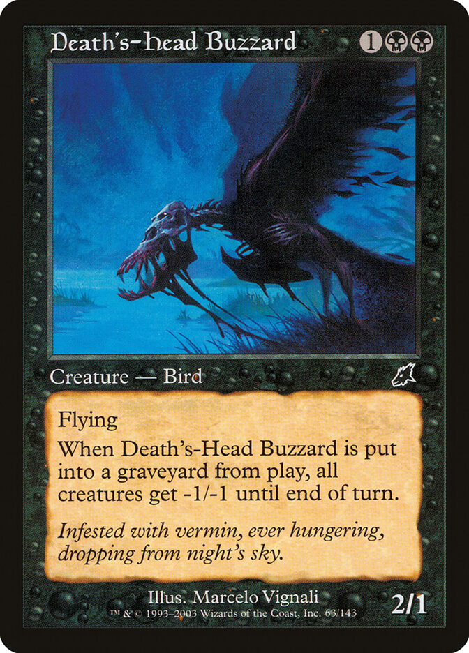 Death's-Head Buzzard — Scourge 63/143