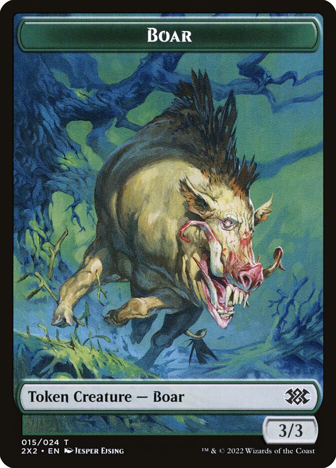 Boar — Double Masters 2022 Tokens 15/24