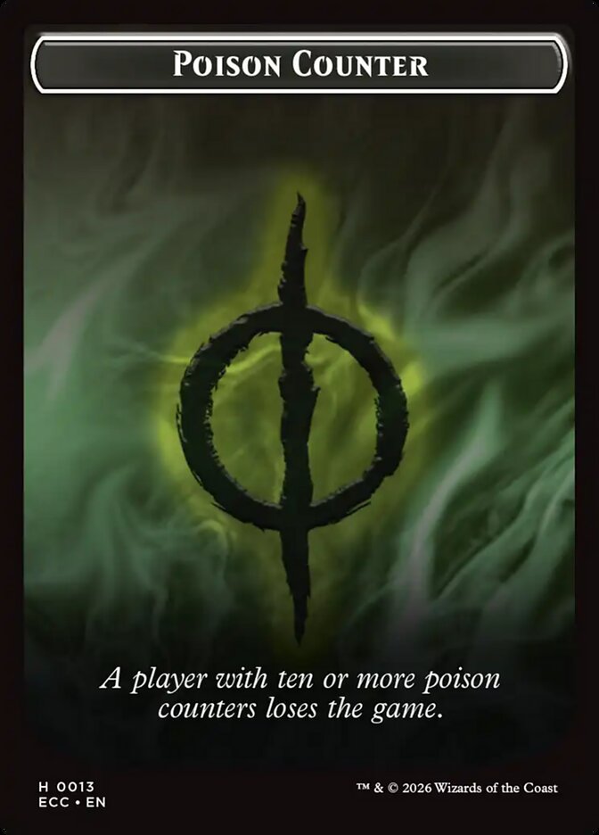 Poison Counter — Lorwyn Eclipsed Commander Tokens 13/13