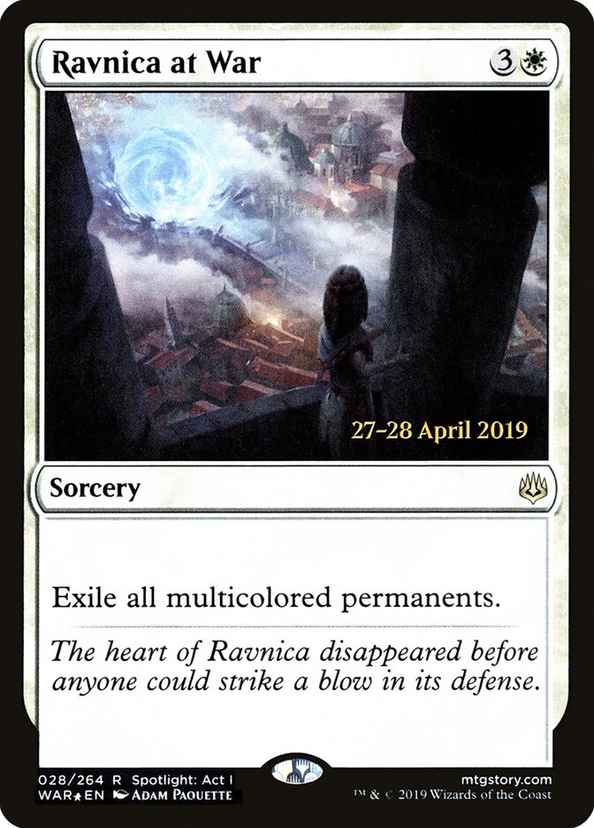 Ravnica at War — War of the Spark Promos 28s/176