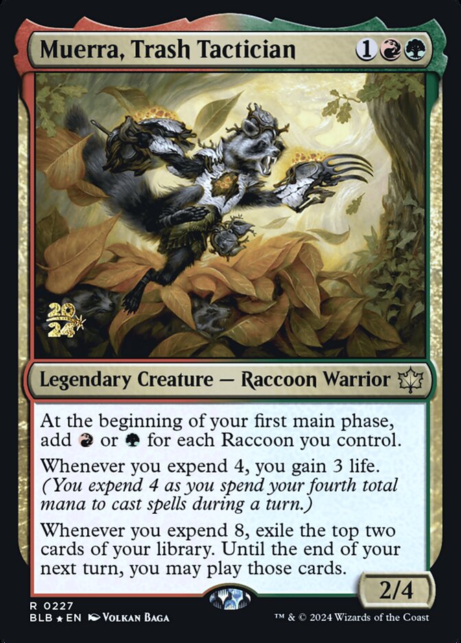 Muerra, Trash Tactician — Bloomburrow Promos 227s/160