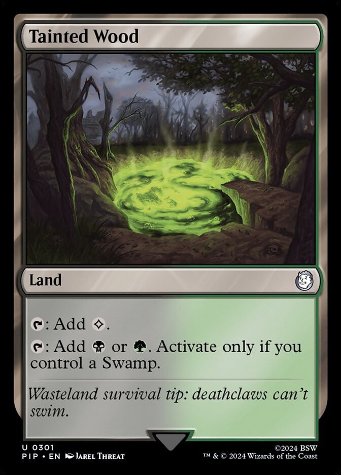 Tainted Wood — Fallout 301/1068