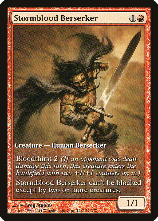 Stormblood Berserker — DCI Promos 79/79