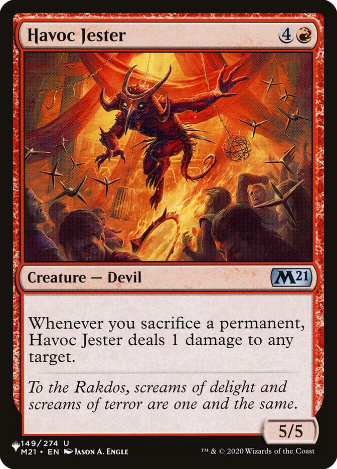Havoc Jester — The List M21-149/5581
