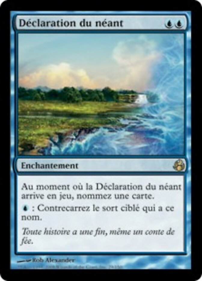 Déclaration du néant — Morningtide 29/150