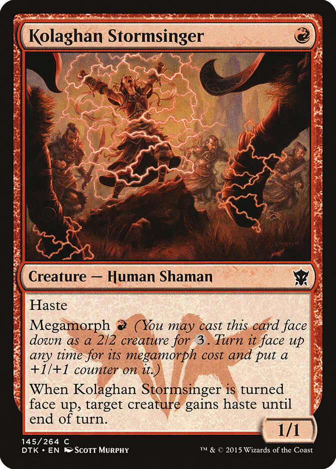 Kolaghan Stormsinger — Dragons of Tarkir 145/264
