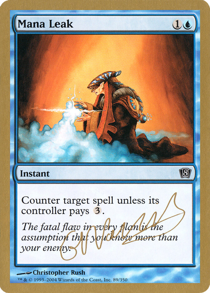 Mana Leak — World Championship Decks 2004 gn89/103
