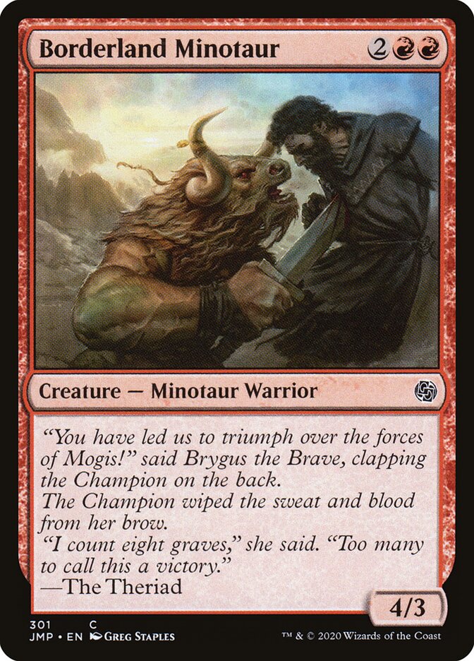 Borderland Minotaur — Jumpstart 301/497