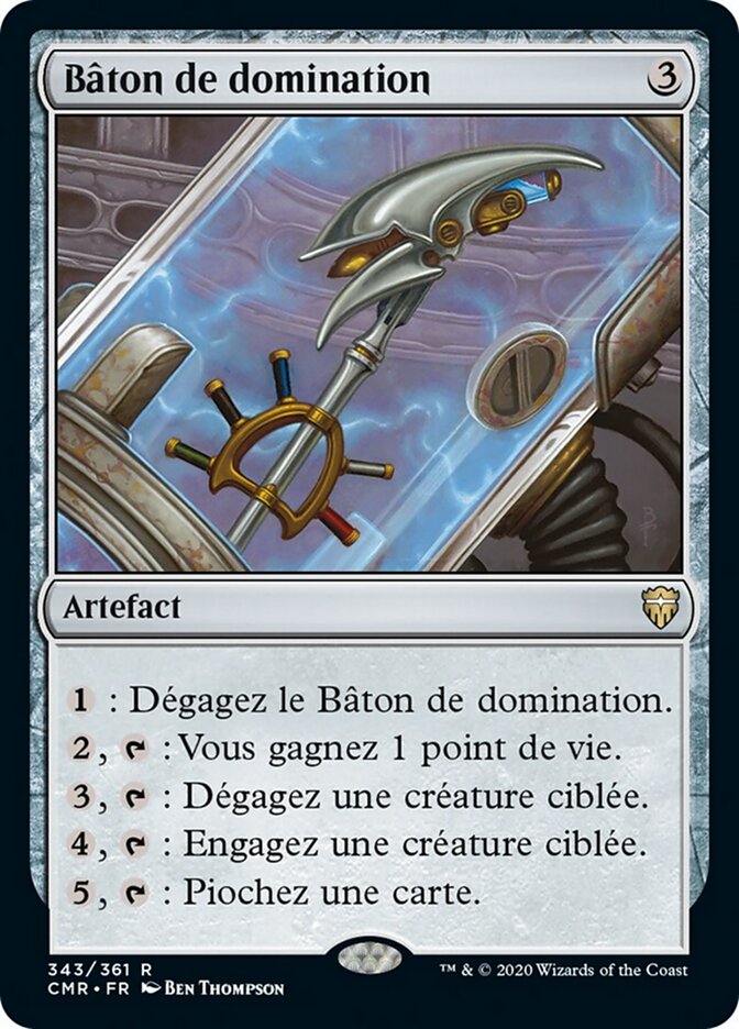 Bâton de domination — Commander Legends 343/718