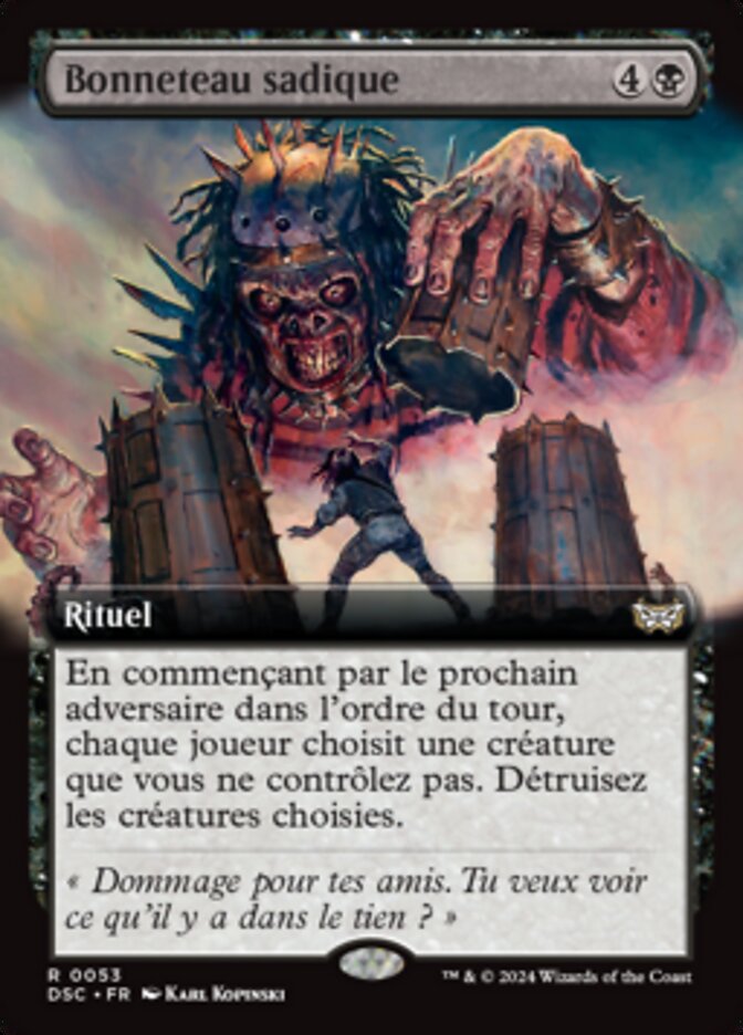 Bonneteau sadique — Duskmourn: House of Horror Commander 53/373