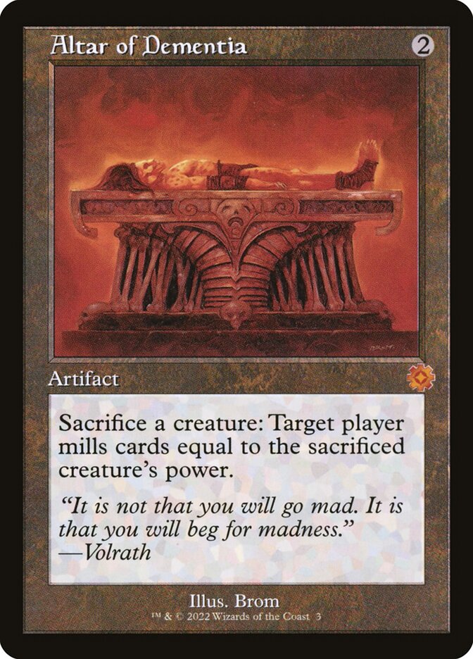 Altar of Dementia — The Brothers' War Retro Artifacts 3/189