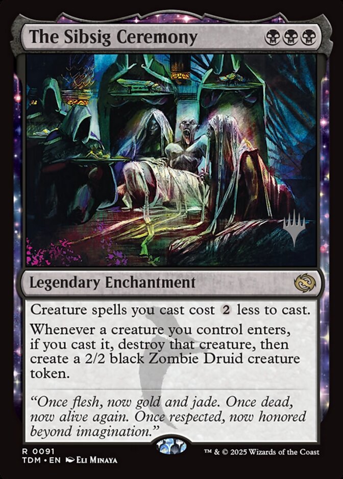 The Sibsig Ceremony — Tarkir: Dragonstorm Promos 91p/160