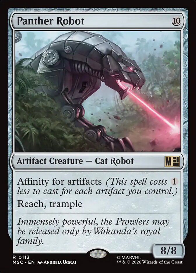 Panther Robot — Marvel Super Heroes Commander 113/866