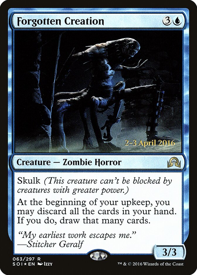 Forgotten Creation — Shadows over Innistrad Promos 63s/89