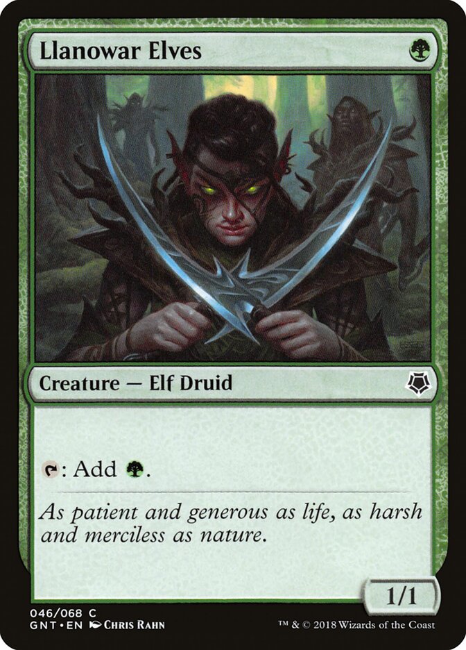 Llanowar Elves — Game Night 46/68