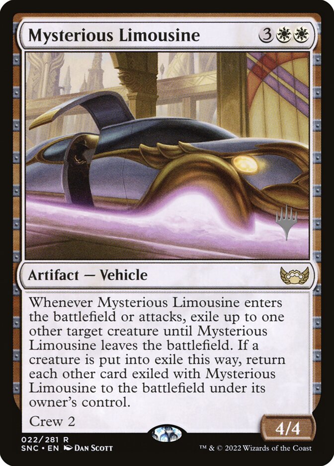 Mysterious Limousine — Streets of New Capenna Promos 22p/161