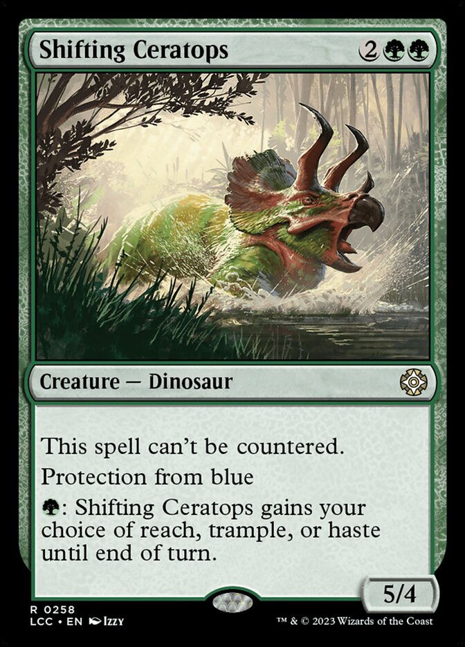 Shifting Ceratops — The Lost Caverns of Ixalan Commander 258/370