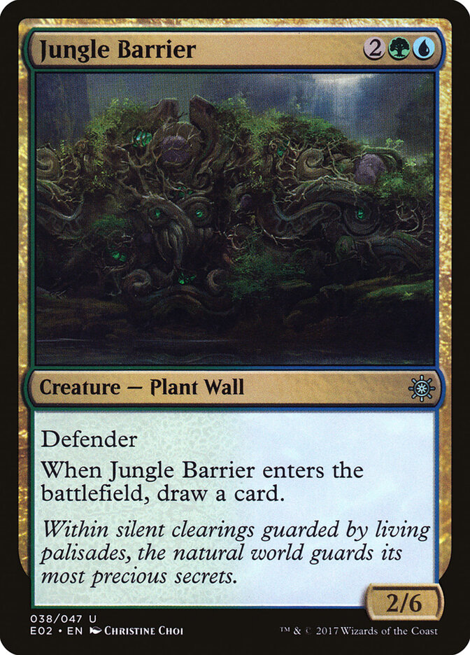 Jungle Barrier — Explorers of Ixalan 38/48