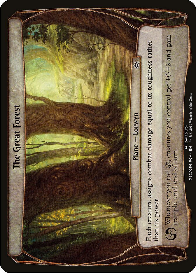 The Great Forest — Planechase Anthology Planes 32/86