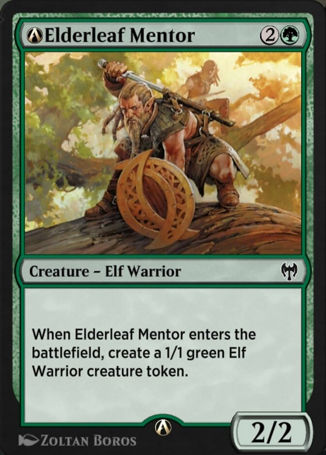 A-Elderleaf Mentor — Kaldheim A-165/425