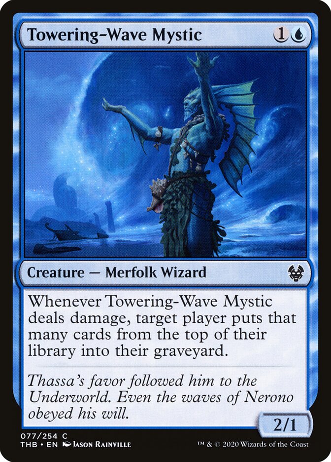 Towering-Wave Mystic — Theros Beyond Death 77/358