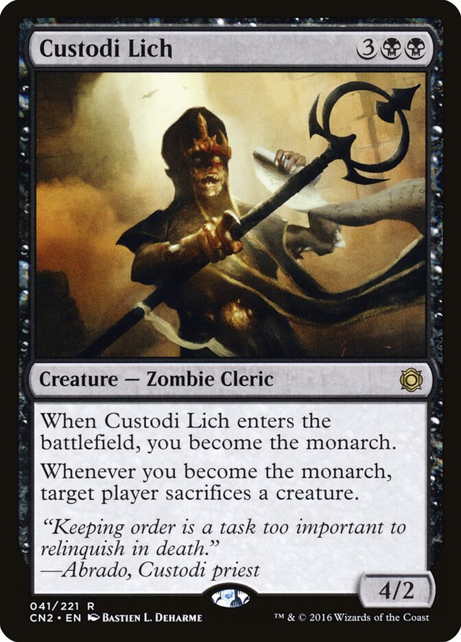 Custodi Lich — Conspiracy: Take the Crown 41/222